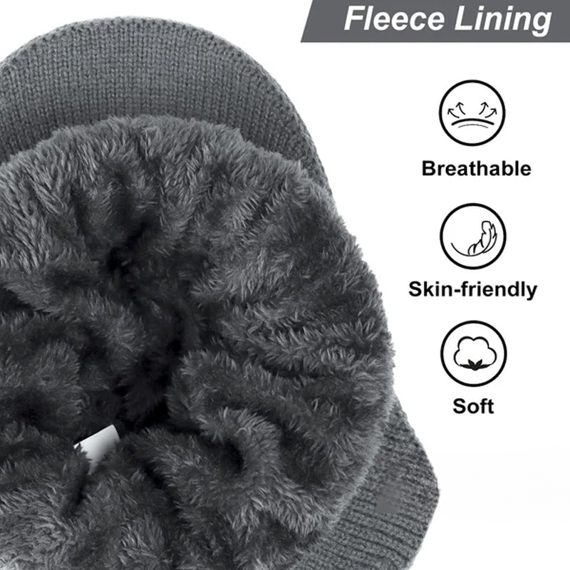 Warm and elegant knitted hat: Comfort and style for winter 